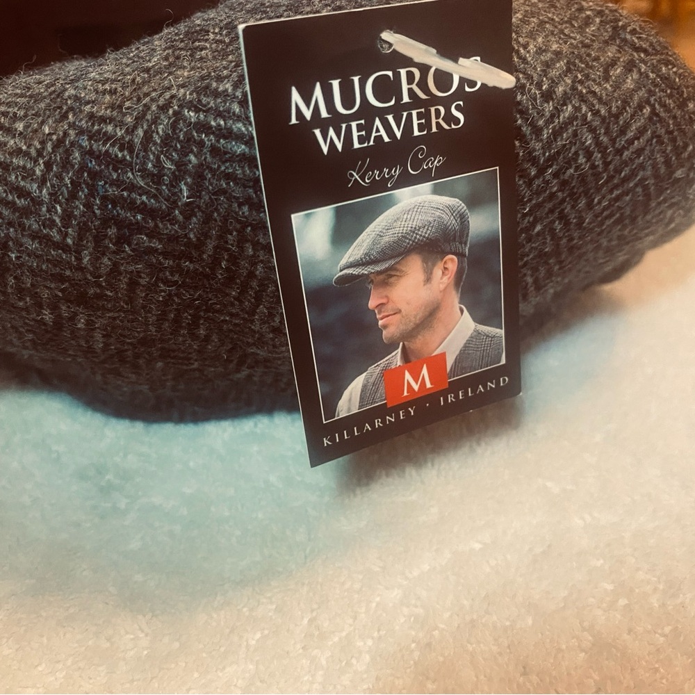 Mucros Weavers Gray Tweed Kerry Cap